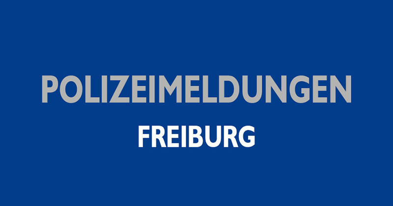 Blaulicht Polizei Bericht Freiburg:  Efringen-Kirchen: Streifvorgang auf der Bundesstraße 3 endet an einem Baum – zwei Leichtverletzte