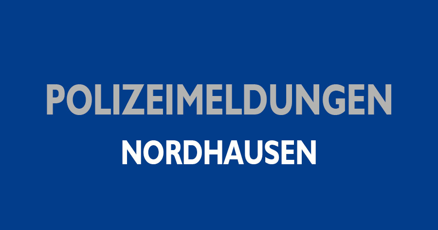 Blaulicht Polizei Bericht Nordhausen:  Papiertonnenbrand